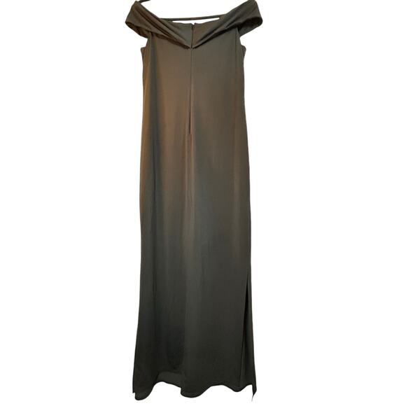 Alex Marie Off-Shoulder Black Formal Gown- Size 6 - Picture 13 of 15